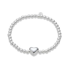 Argento Recycled Silver Beaded Center Bracelet – One Measurement
