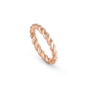 Nomination Unending Rose Gold Rope Ring Measurement 53 – Ring Measurement 53