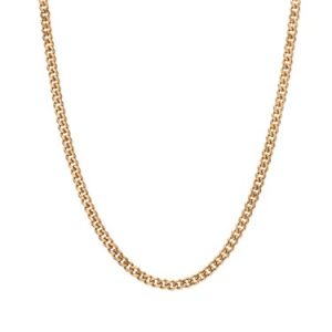 Over & Over 5mm Gold Metal Chain Necklace – Gold