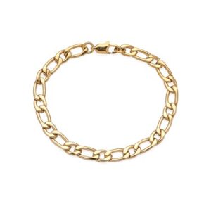 Over & Over 7mm Gold Metal Chain Bracelet – Silver