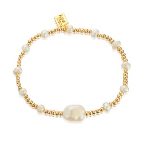 August Woods Gold Freshwater Pearl Bead Bracelet – Gold
