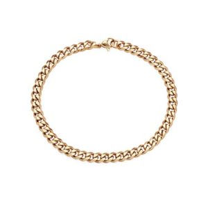 Over & Over 5mm Gold Metal Chain Bracelet – Gold