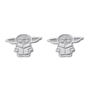 Disney Child Yoda Earrings – Silver