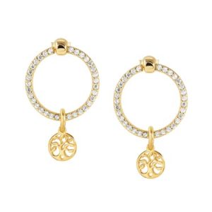 Nomination Gold Elegant Crystal Tree of Lifestyles Earrings