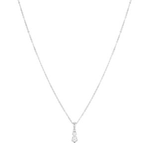 Argento Youngsters Silver Flower Necklace – 38cm