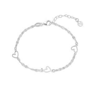 Argento Recycled Silver Middle Chain Bracelet – Adjustable