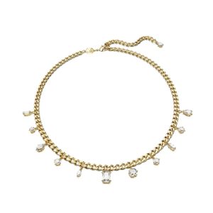 Swarovski Dextera Combined Cuts Gold Tone Necklace – 50cm