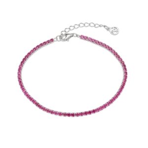 Argento Silver Ruby Tennis Bracelet – Silver