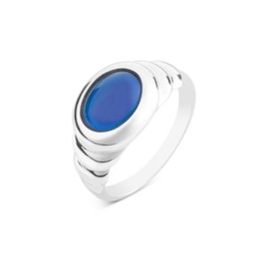 Argento Silver Chunky Moonstone Ring – Ring Measurement 58 Silver