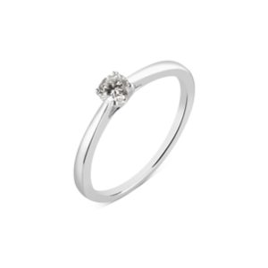 Argento Silver Lab Created 025ct Solitaire Ring – 54