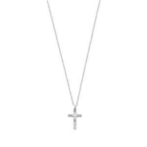 Over & Over Silver Mens Detailed Go Necklace – Silver