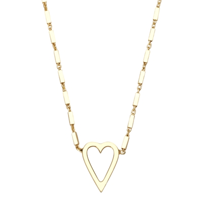 Argento Gold Middle Element Chain Necklace - 41cm