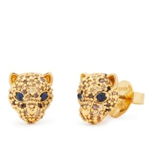Kate Spade New York Gold Leopard Stud Earrings – Gold