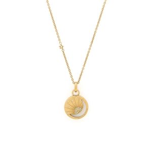 Olivia Burton Celestial Solar Gold IP Pendant Necklace