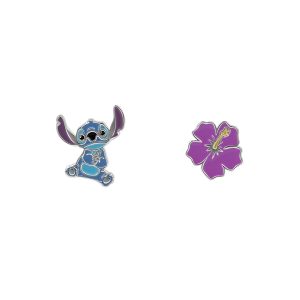 Disney Lilo and Sew Flower Studs – Silver