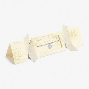 Joma Boxed Christmas Cracker With Love Center Bracelet – Silver