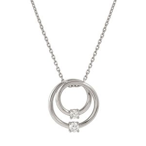 Nomination Cosmic Love Massive Silver Circle Necklace