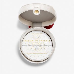 Joma Boxed Christmas Bauble Sparkle Field Megastar Bracelet – Silver