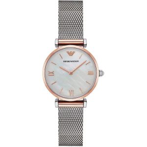 Armani Womens Ladies AR2067 Watch – Silver – One Size