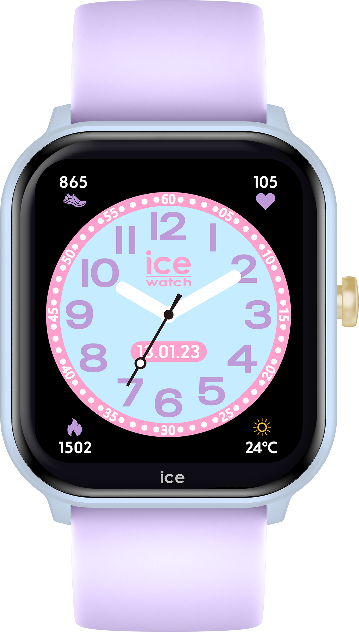 Ice-Watch Childrens Unisex Ice Watch Ice Sensible Junior 2.0 - Comfortable Blue - Red Kid's 022800 Silicone - One Measurement