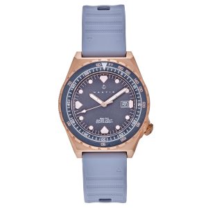 Nautis Mens Baltic Strap Watch w/Date – Gray Stainless Metal – One Dimension