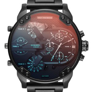 Diesel Mr. Daddy 2.0 Mens Black Watch DZ7395 Stainless Steel – One Size