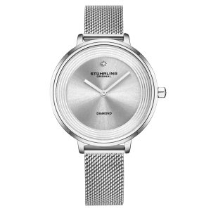 Stührling Womens Symphony 3946 Quartz 37mm Classic – Silver – One Size