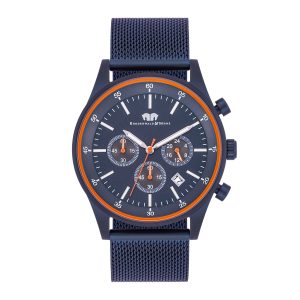 Rhodenwald & Söhne Mens Stainless steel Watch – Blue Stainless Steel (archived) – One Size