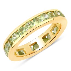 Rafaela Donata Womens Khushi Female Sterling Silver Ring – Gold – Size N