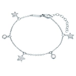 Eastside Womens Feminine Chrome steel Bracelet – Silver – One Dimension