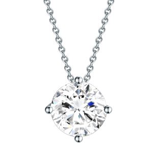 Trilani Womens Female Sterling Silver Necklace – Size 40cm