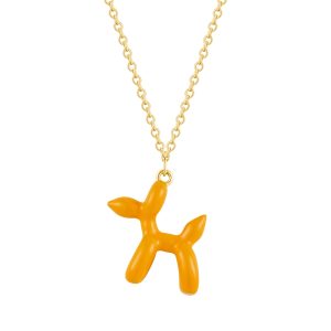 Glanzstücke München Womens Female Sterling Silver Necklace – Gold – One Size