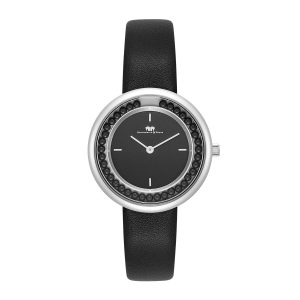 Rhodenwald & Söhne Womens Female Genuine leather Watch 32,0 mm – Silver Stainless Steel (archived) – One Size