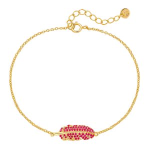 Glanzstücke München Womens Female Sterling Silver Bracelet – Gold – One Size
