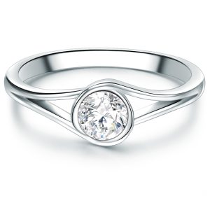 Tresor 1934 Womens Trilani Female Sterling Silver Ring – Size N
