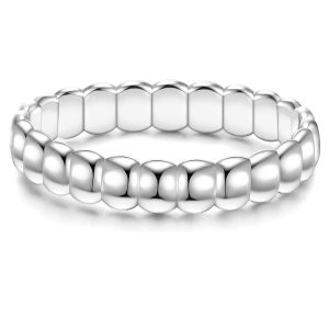 Glanzstücke München Womens Feminine Sterling Silver Ring – Dimension S