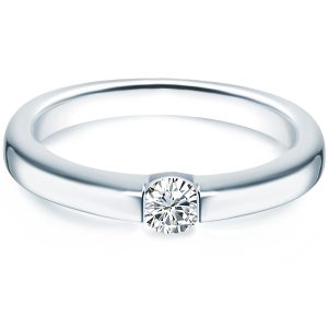 Tresor 1934 Womens Trilani Feminine Sterling Silver Ring – Measurement P