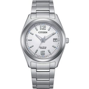 Citizen WoMens Silver Watch FE6151-82A Titanium – One Size