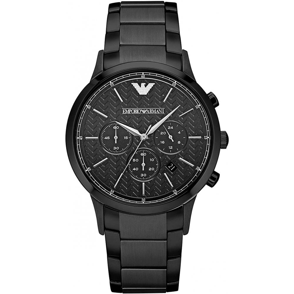 Armani Mens AR2485 Watch - Black - One Size