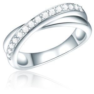 Rafaela Donata Womens Female Sterling Silver Ring – Size R
