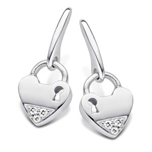 Orphelia WoMens 925 Sterling Silver Drop Earrings – ZO-5144 – One Size