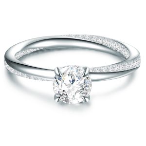 Tresor 1934 Womens Trilani Female Sterling Silver Ring – Size N