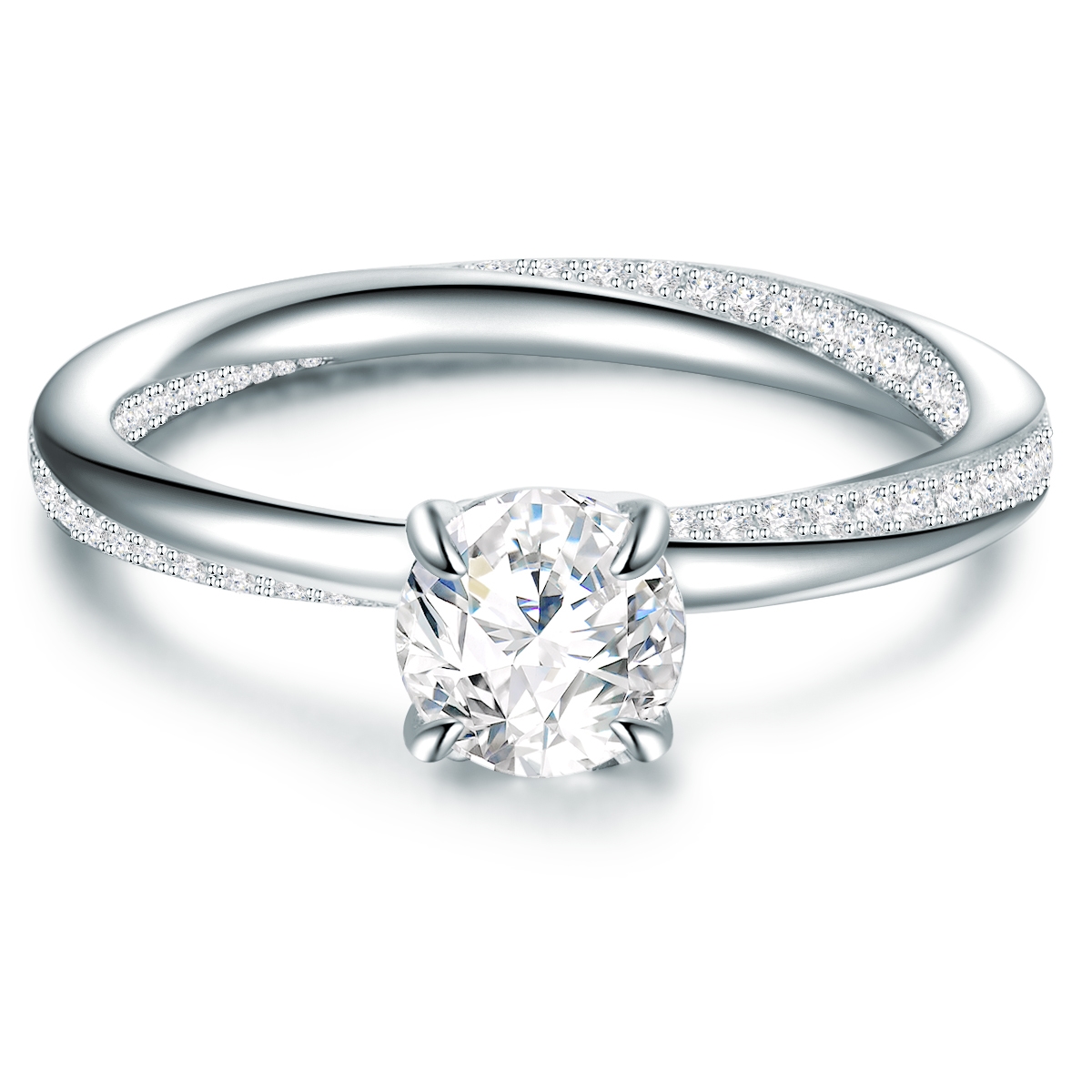 Tresor 1934 Womens Trilani Female Sterling Silver Ring - Size N