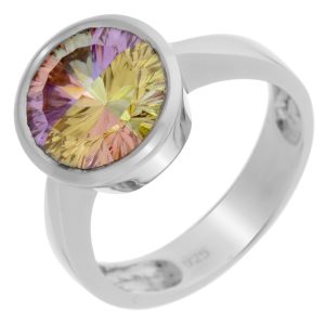 Orphelia WoMens 925 Sterling Silver Ring – CC-48 – Size Q