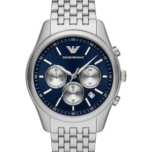 Emporio Armani Antonio Mens Silver Watch AR11582 Stainless Steel (archived) – One Size