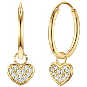 Rafaela Donata Womens Female Sterling Silver Earring – Gold – One Size