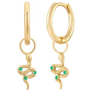 Glanzstücke München Womens Feminine Sterling Silver Earring – Gold – One Dimension