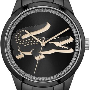 Lacoste Ladycroc WoMens Black Watch 2001192 Stainless Steel – One Size