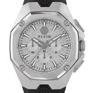 Philipp Plein Octagon Mens Black Watch PWTBA0123 Silicone – One Size