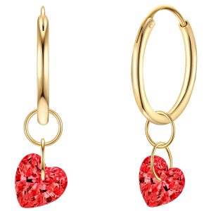 Rafaela Donata Womens Feminine Sterling Silver Earring – Gold – One Dimension